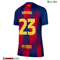 Ženske Nogometnih dresov Barcelona Jules Kounde #23 Domači 2025-26 Kratki rokavi